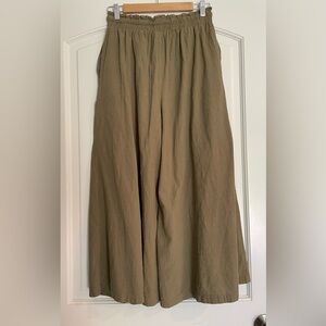 Scarlet Darkness Boho Wide-Leg Palazzo Cotton Pants